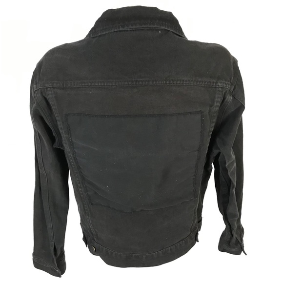 Black denim jacket - Picture 6 of 11